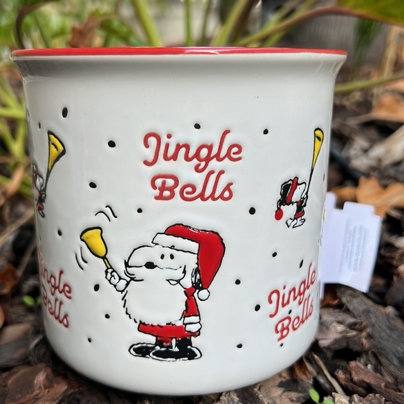 Speckled Christmas Jingle Bells Snoopy Mug - Picture 3 of 6